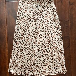 Leopard Midi Skirt